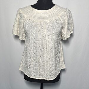 💜3/$15 Old Navy Cream Top